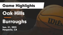 Oak Hills  vs Burroughs  Game Highlights - Jan. 31, 2023