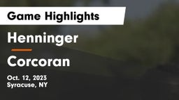 Henninger  vs Corcoran  Game Highlights - Oct. 12, 2023