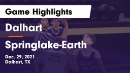 Dalhart  vs Springlake-Earth  Game Highlights - Dec. 29, 2021