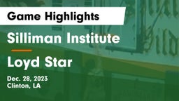 Silliman Institute  vs Loyd Star  Game Highlights - Dec. 28, 2023
