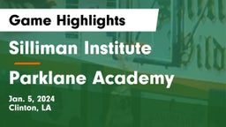 Silliman Institute  vs Parklane Academy  Game Highlights - Jan. 5, 2024