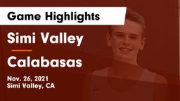 Simi Valley  vs Calabasas  Game Highlights - Nov. 26, 2021