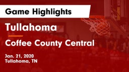 Tullahoma  vs Coffee County Central  Game Highlights - Jan. 21, 2020