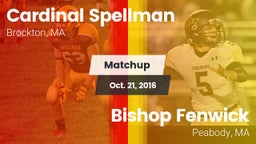 Matchup: Cardinal Spellman vs. Bishop Fenwick  2016