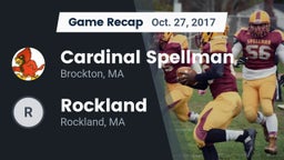 Recap: Cardinal Spellman  vs. Rockland   2017