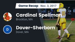 Recap: Cardinal Spellman  vs. Dover-Sherborn  2017
