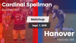 Matchup: Cardinal Spellman vs. Hanover  2018