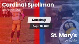Matchup: Cardinal Spellman vs. St. Mary's  2018