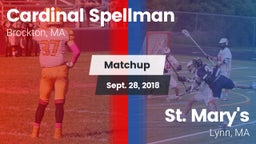 Matchup: Cardinal Spellman vs. St. Mary's  2018