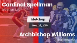 Matchup: Cardinal Spellman vs. Archbishop Williams  2019