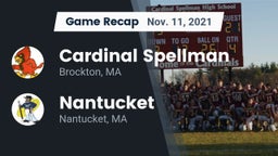 Recap: Cardinal Spellman  vs. Nantucket  2021