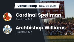 Recap: Cardinal Spellman  vs. Archbishop Williams  2021