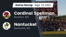 Recap: Cardinal Spellman  vs. Nantucket  2022