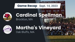 Recap: Cardinal Spellman  vs. Martha's Vineyard  2023