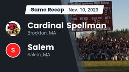 Recap: Cardinal Spellman  vs. Salem  2023