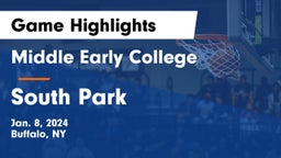 Middle Early College  vs South Park  Game Highlights - Jan. 8, 2024
