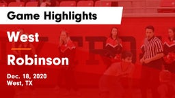 West  vs Robinson  Game Highlights - Dec. 18, 2020