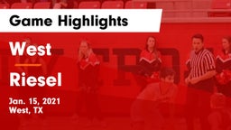 West  vs Riesel  Game Highlights - Jan. 15, 2021