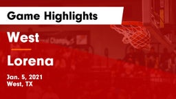 West  vs Lorena  Game Highlights - Jan. 5, 2021