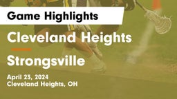 Cleveland Heights  vs Strongsville  Game Highlights - April 23, 2024