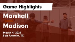 Marshall  vs Madison  Game Highlights - March 4, 2024