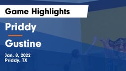 Priddy  vs Gustine  Game Highlights - Jan. 8, 2022