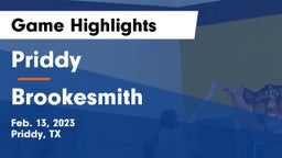Priddy  vs Brookesmith  Game Highlights - Feb. 13, 2023