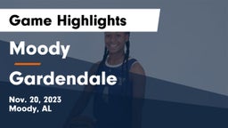 Moody  vs Gardendale Game Highlights - Nov. 20, 2023