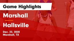Marshall  vs Hallsville  Game Highlights - Dec. 22, 2020