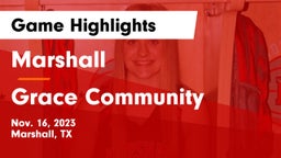 Marshall  vs Grace Community  Game Highlights - Nov. 16, 2023
