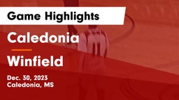 Caledonia  vs Winfield  Game Highlights - Dec. 30, 2023