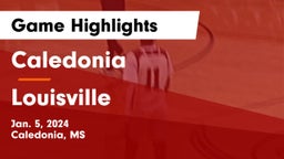Caledonia  vs Louisville  Game Highlights - Jan. 5, 2024