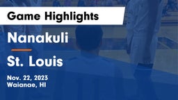 Nanakuli  vs St. Louis  Game Highlights - Nov. 22, 2023