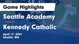 Seattle Academy vs Kennedy Catholic  Game Highlights - April 17, 2024