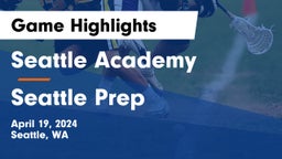 Seattle Academy vs Seattle Prep Game Highlights - April 19, 2024