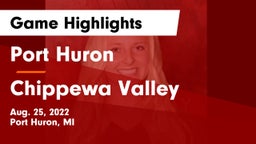 Port Huron  vs Chippewa Valley  Game Highlights - Aug. 25, 2022