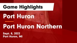 Port Huron  vs Port Huron Northern  Game Highlights - Sept. 8, 2022