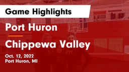 Port Huron  vs Chippewa Valley  Game Highlights - Oct. 12, 2022