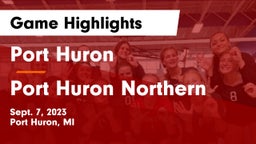 Port Huron  vs Port Huron Northern  Game Highlights - Sept. 7, 2023