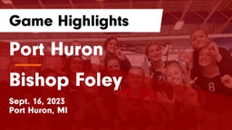Port Huron  vs Bishop Foley Game Highlights - Sept. 16, 2023