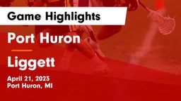 Port Huron  vs Liggett Game Highlights - April 21, 2023