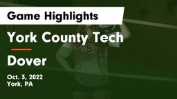York County Tech  vs Dover  Game Highlights - Oct. 3, 2022