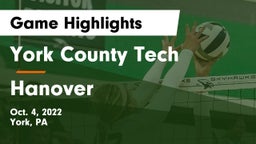 York County Tech  vs Hanover  Game Highlights - Oct. 4, 2022