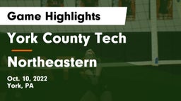 York County Tech  vs Northeastern  Game Highlights - Oct. 10, 2022