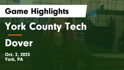 York County Tech  vs Dover  Game Highlights - Oct. 2, 2023