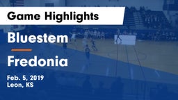 Bluestem  vs Fredonia  Game Highlights - Feb. 5, 2019