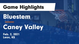 Bluestem  vs Caney Valley  Game Highlights - Feb. 2, 2021