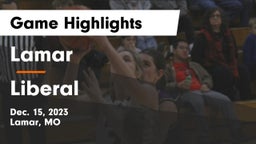 Lamar  vs Liberal  Game Highlights - Dec. 15, 2023