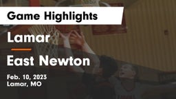 Lamar  vs East Newton  Game Highlights - Feb. 10, 2023