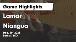 Lamar  vs Niangua Game Highlights - Dec. 29, 2023